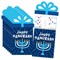 Big Dot of Happiness Hanukkah Menorah - Chanukah Holiday Party Money and Gift Card Sleeves - Nifty Gifty Card Holders - Set of 8